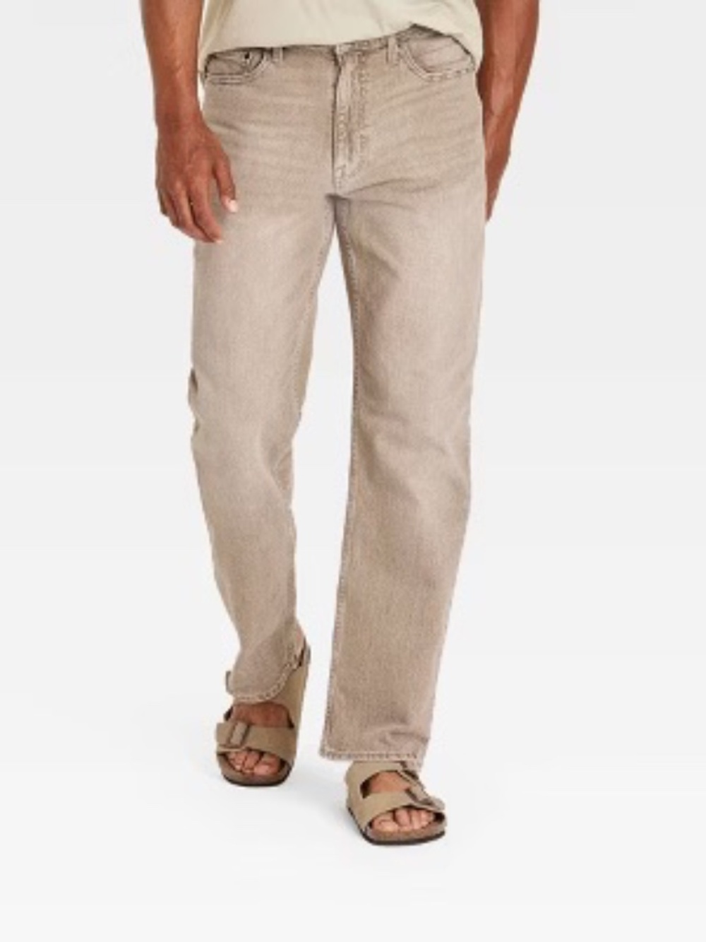Goodfellow & Co Men's Tan Relaxed Fit Jeans size 30x30